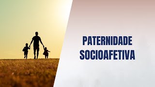 Paternidade socioafetiva [upl. by Nedi]