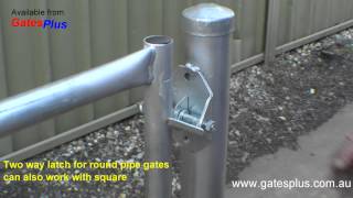 Gate Latch 2 way for round pipe and square [upl. by Kumar]