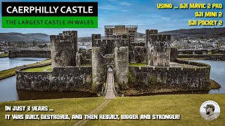 Caerphilly Castle  The Largest in Wales 2nd in Britain [upl. by Nacim]