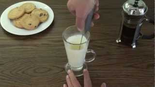 Aerolatte  The Original Steam Free Milk Frother [upl. by Ahtnamys]