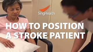 How To Position A Stroke Patient [upl. by Joeann]