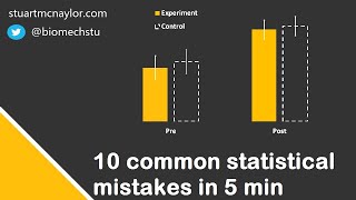 Ten Statistical Mistakes in 5 Min [upl. by Roon]