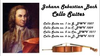 Johann Sebastian Bach  Cello suites in 432 Hz great for reading or studying [upl. by Dronel]