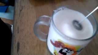 Aerolatte Review Frothing Cold Milk In Under 1 Minute [upl. by Bevus605]